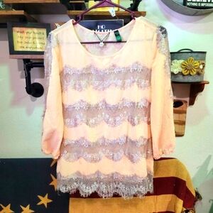 BKE Botique blouse size L